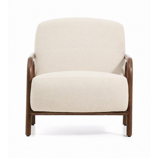 Béžové ženilkové kreslo Sylo – Kave Home-image-2