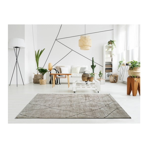 Béžový koberec Universal Hydra Beige, 160 × 230 cm-image-1