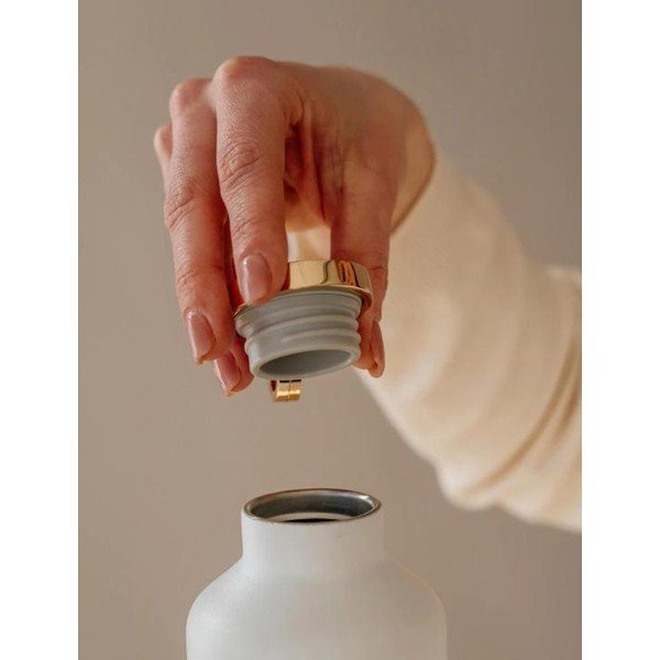 Biela termofľaša z antikoro ocele Equa Basic Snow White, 680 ml-image-1