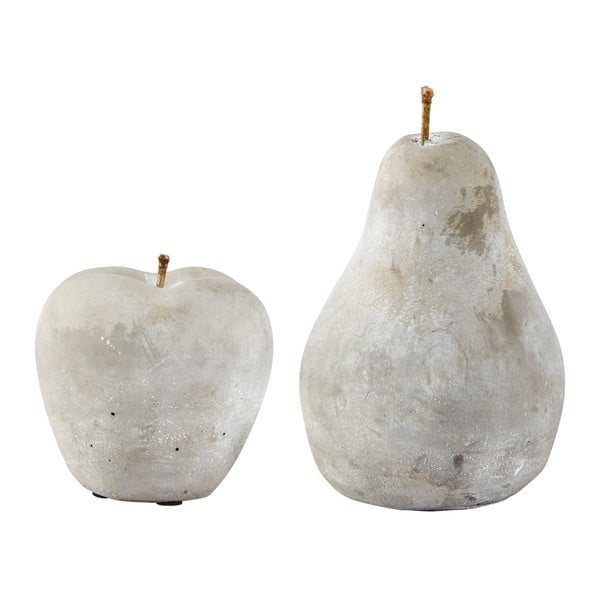 Sada 2 sošiek hruška a jablko KJ Collection Applepie, 9 x 17 cm