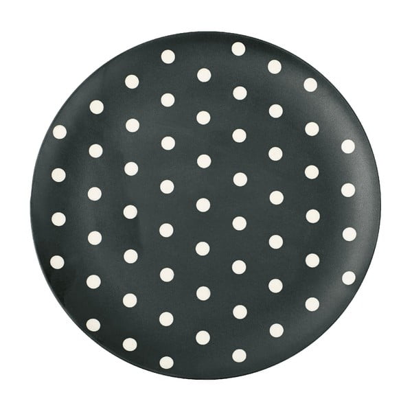 Servírovací tanier z melamínu White Dots