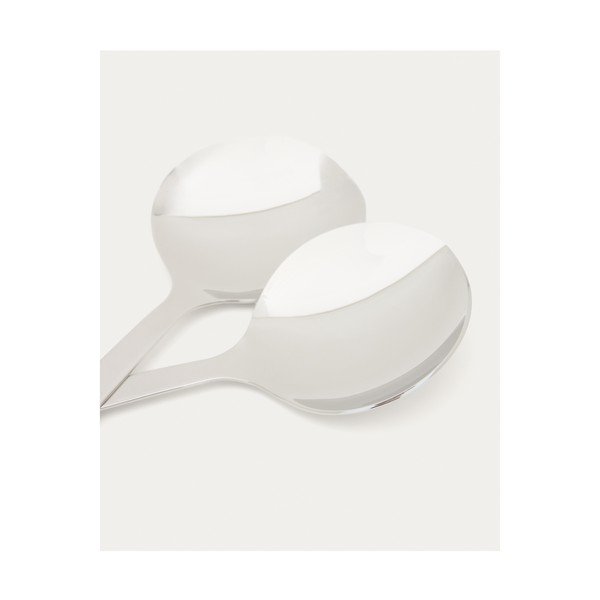 Šalátový príbor 2 ks z nehrdzavejúcej ocele Nirela – Kave Home-image-4