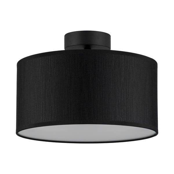 Čierne stropné svietidlo Sotto Luce Doce M, ⌀ 30 cm