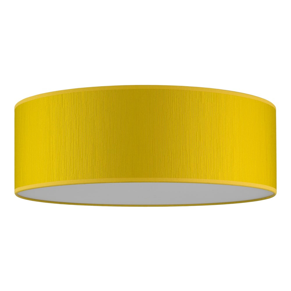 Žlté stropné svietidlo Bulb Attack Doce XL, ⌀ 45 cm