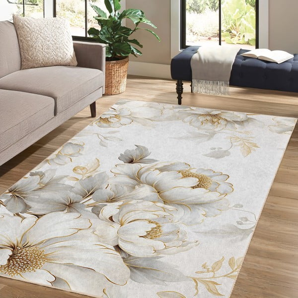 Krémový prateľný koberec 160x230 cm Soft and Gentle – Mila Home-image-4
