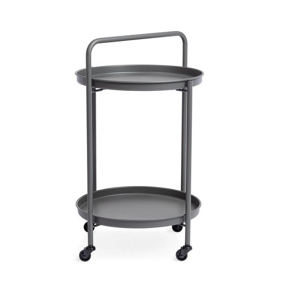 Oceľový servírovací stolík ø 44,5 cm Austin – Bizzotto-image-1