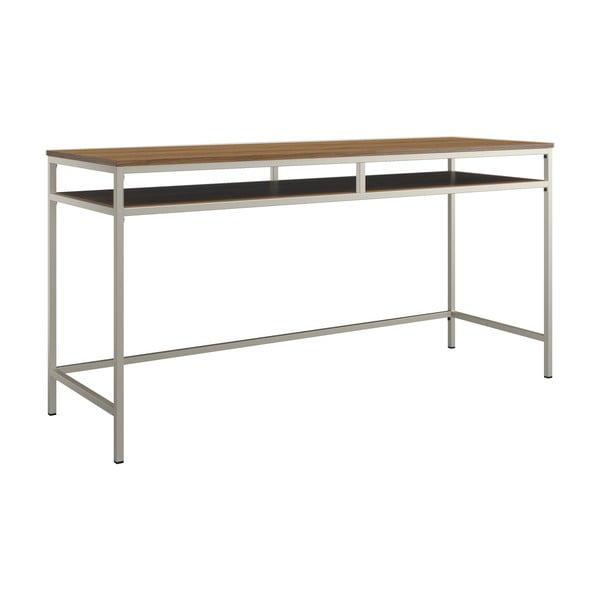 Pracovný stôl s doskou v dekore orechového dreva 51x153 cm Bradford – Støraa-image-1