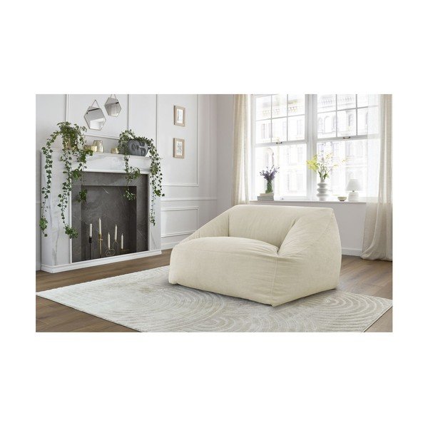 Béžový menčestrový sedací vak Lilibet – Bobochic Paris-image-1