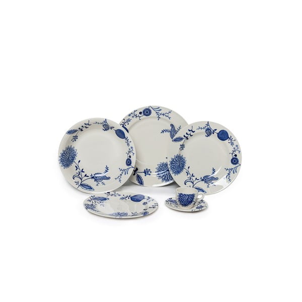 31-dielna súprava keramického riadu Villa Altachiara Blu-image-1