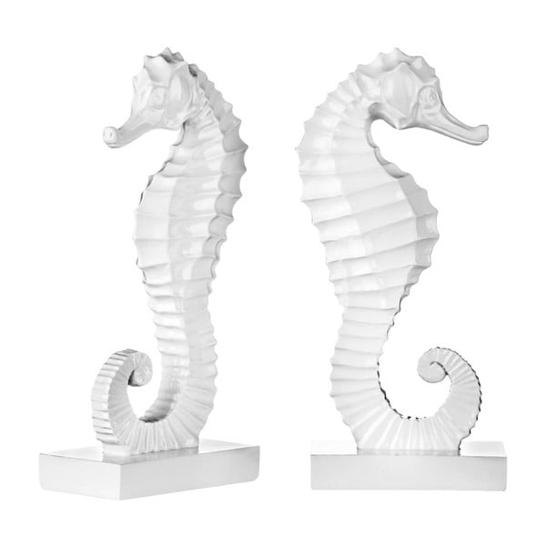 Biele zarážky na knihy Premier Housewares Seahorse