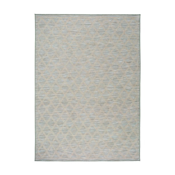 Tyrkysovomodrý koberec Universal Kiara vhodný i do exteriéru, 150 x 80 cm