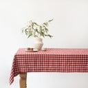 Ľanový obrus 140x250 cm Red Gingham – Linen Tales
