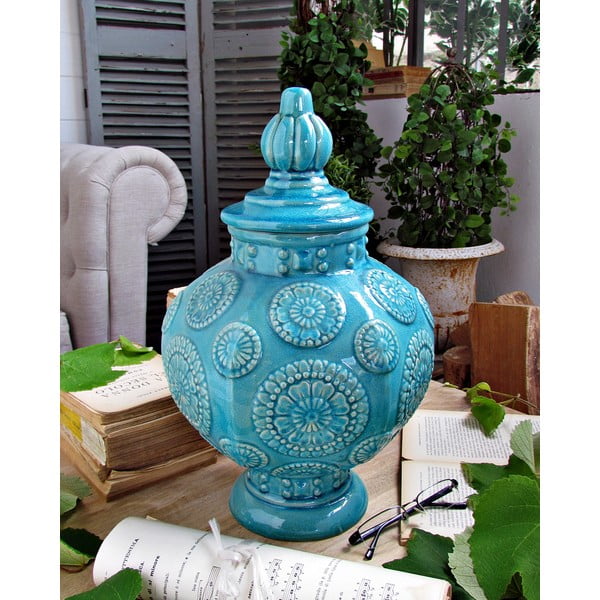 Dekorácia Oriental Turquoise