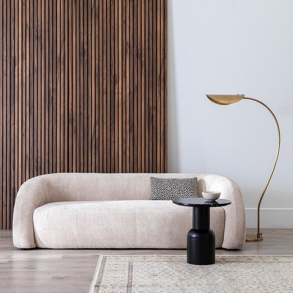 Béžová ženilková pohovka 200 cm Minimal – Ixia-image-1