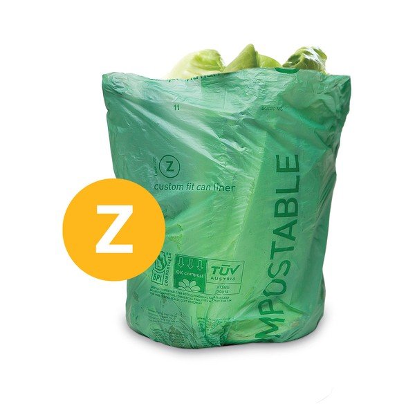 Kompostovateľné vrecia na odpadky 60 ks 4 l Z – simplehuman-image-3