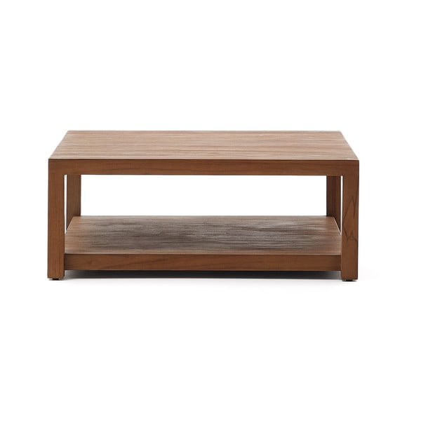 Konferenčný stolík z tíkového dreva v prírodnej farbe 90x90 cm Sashi – Kave Home-image-2