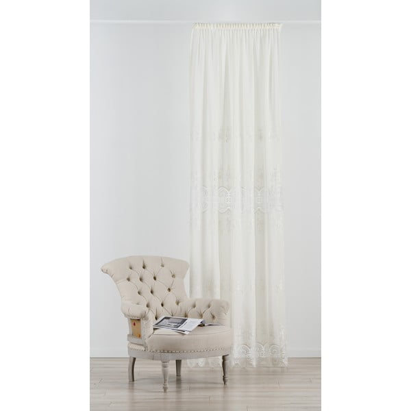 Krémovobiela záclona 140x245 cm Nastia - Mendola Fabrics
