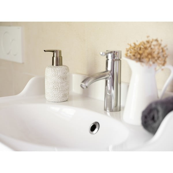 Biely dávkovač mydla z polyresínu 300 ml Montalfano – Wenko-image-2