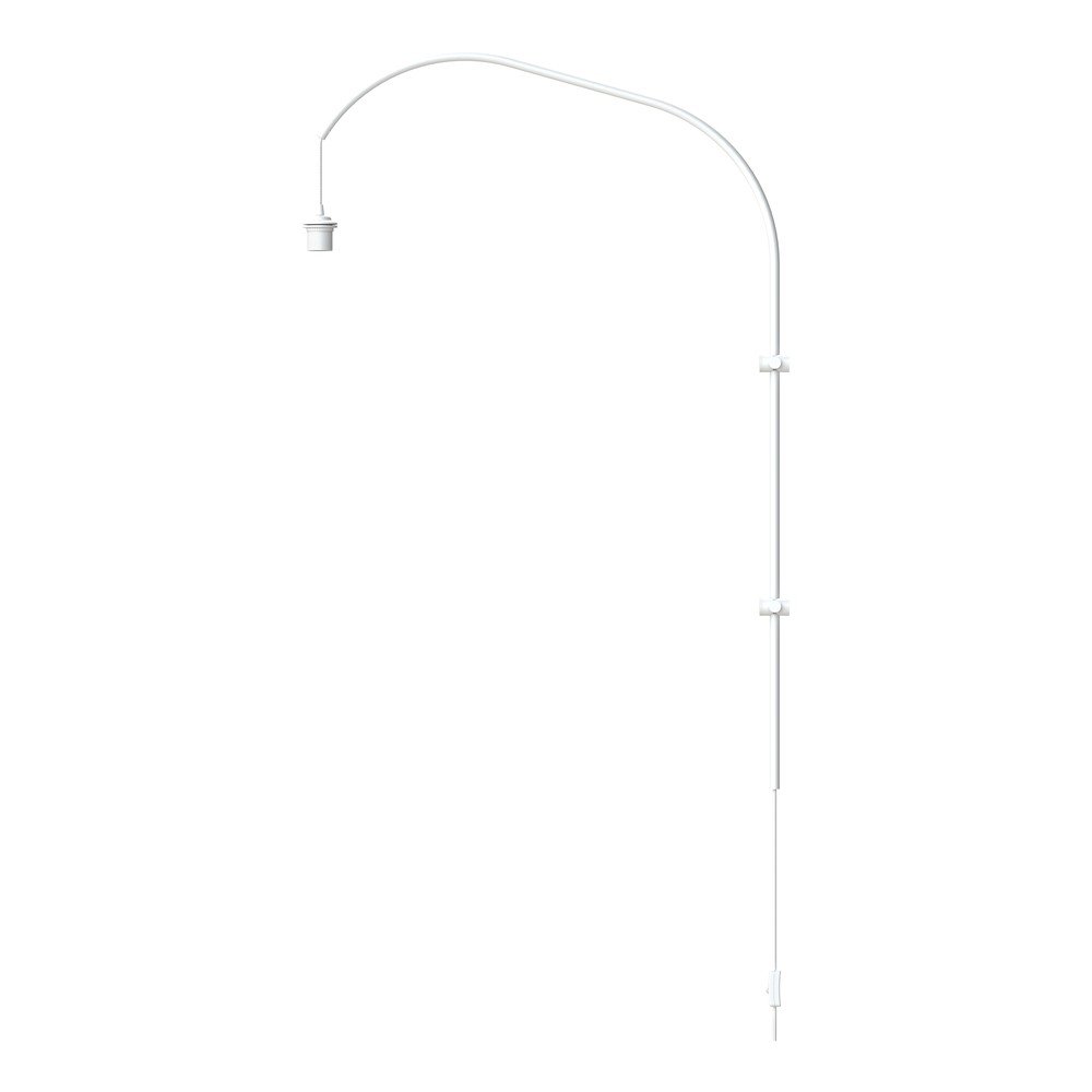 E-shop Biela kovová lampová noha 123 cm Willow – UMAGE