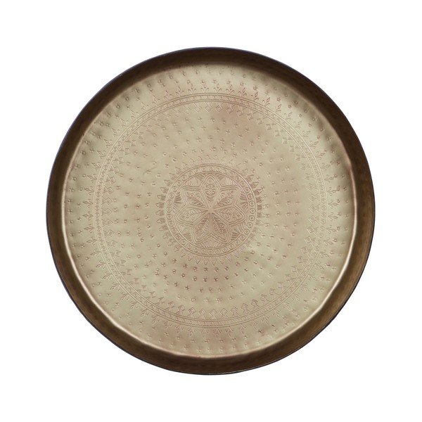 Dekoratívny podnos s detailom z mosadze BePureHome Waitress, Ø 44 cm-image-1