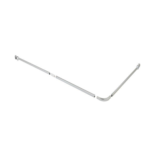 Tyč na sprchový záves v lesklo striebornej farbe Era – Wenko-image-4