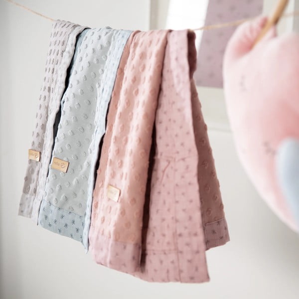 Ružová detská deka 80x80 cm Lil Planet – Roba-image-1