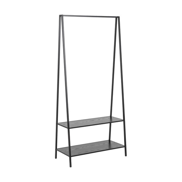 Čierny stojan na oblečenie v dekore jaseňa Seaford – Actona-image-2