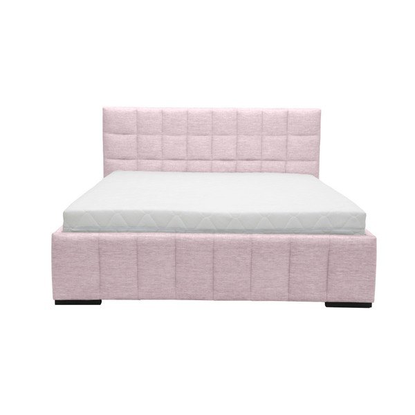Svetloružová dvojlôžková posteľ Mazzini Beds Dream, 140 × 200 cm-image-1