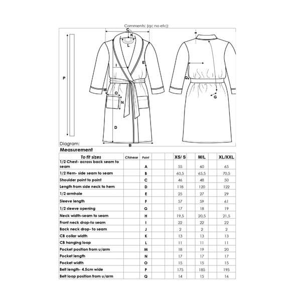 Béžový župan z mikroplyšu veľkosť M/L Polyvelvet – Good Morning-image-2