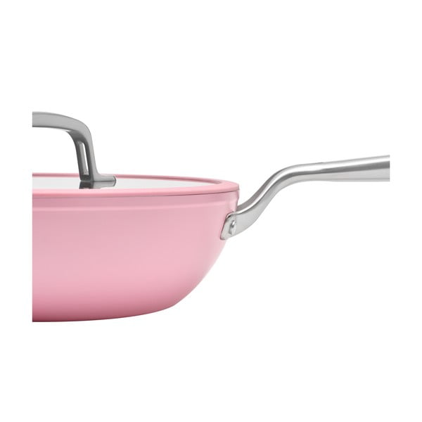 Wok panvica s pokrievkou/s keramickým povrchom ø 28 cm Meda 3.0 – FABINI-image-4