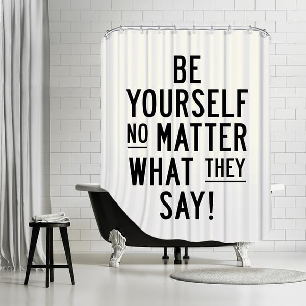 Kúpeľňový záves Be Yourself, 180x180 cm