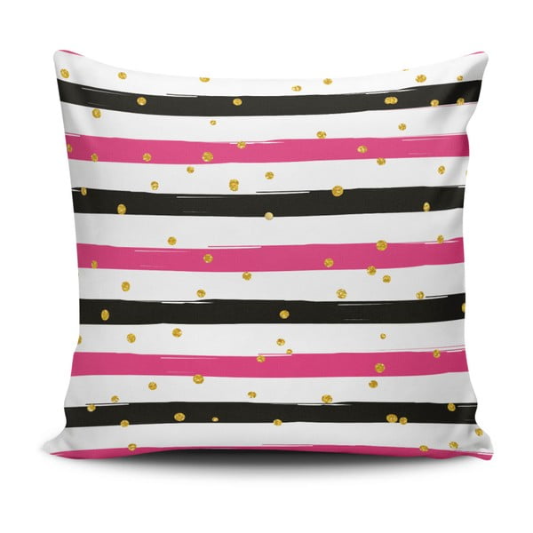 Vankúš s prímesou bavlny Cushion Love Stripes, 45 × 45 cm