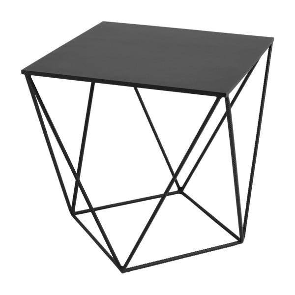 Čierny konferenčný stolík Custom Form Daryl, dĺžka 60 cm