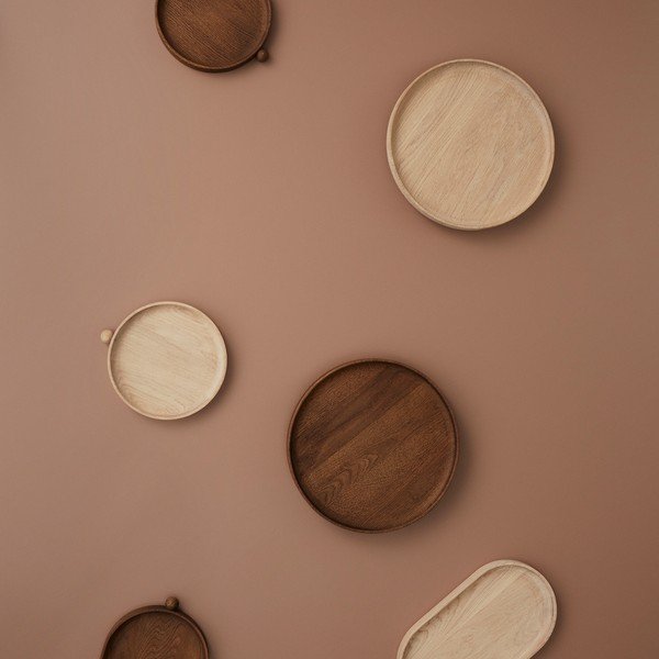 Drevená tácka ø 20 cm Inka – OYOY Living Design-image-3
