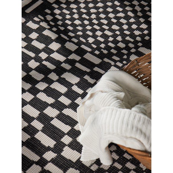 Čierny/krémovobiely vnútorný a vonkajší koberec 160x230 cm Haringey Barkham – Ted Baker-image-3