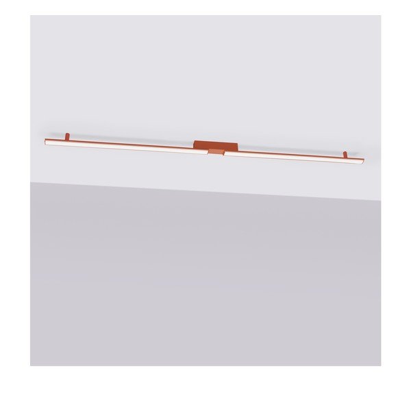 Hliníkové LED stropné svietidlo v tehlovej farbe 4x181 cm LAGOM – Thoro-image-4