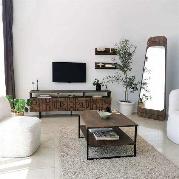 Hnedý konferenčný stolík 60x85 cm Neta - Neostill-image-2