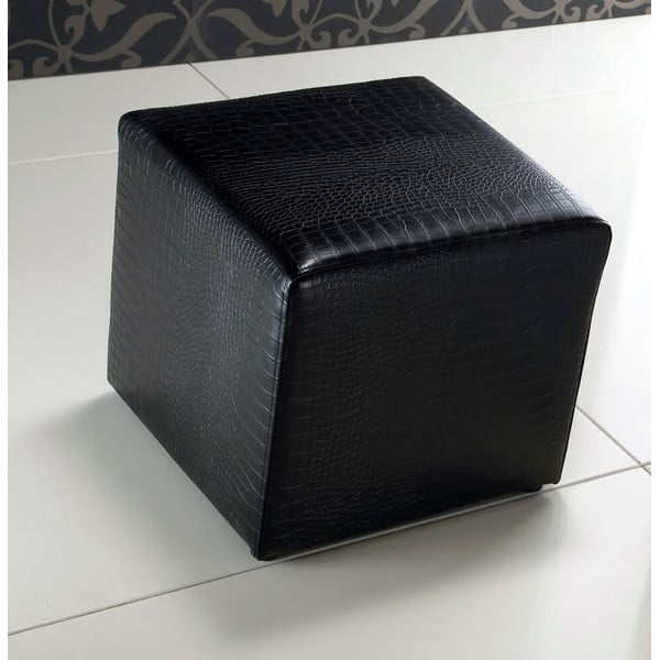 Čierny sedací puf Tomasucci Space-image-1