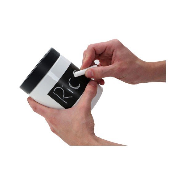 Čierno-biela dóza na popisovanie Premier Housewares-image-1