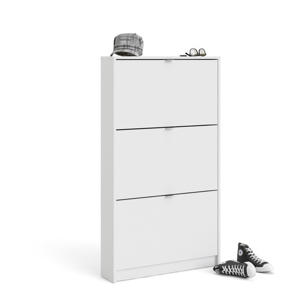 Biela výklopná skrinka na topánky Shoes – Tvilum-image-4