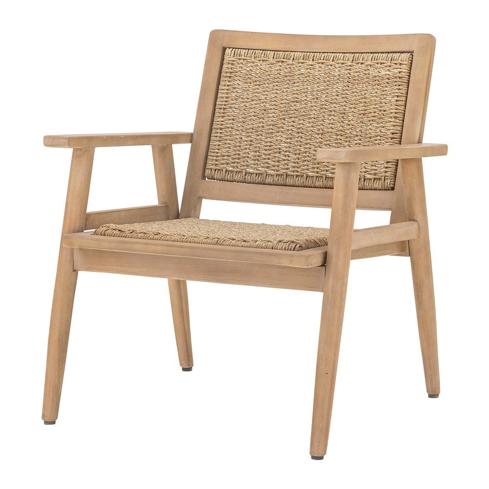 E-shop Drevené záhradné kreslo v prírodnej farbe Sorrento – Bloomingville