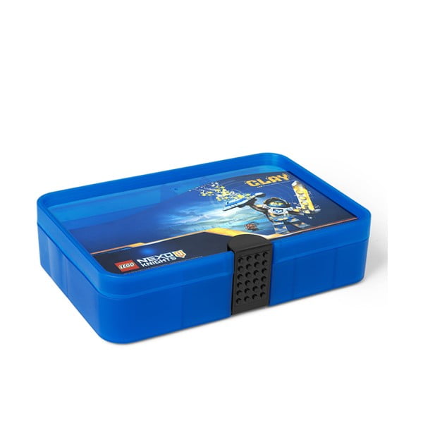 Modrý úložný box s priehradkami LEGO® NEXO Knights