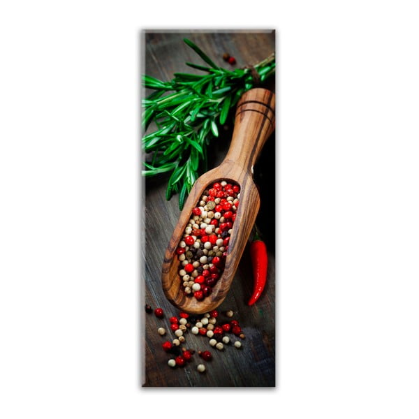 Obraz Styler Glasspik Kitchen Pepper Spoon, 30 × 80 cm