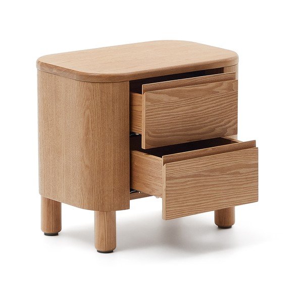 Nočný stolík v prírodnej farbe Salaya – Kave Home-image-3