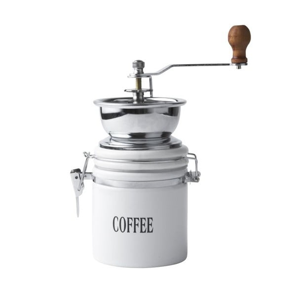 Biely porcelánový mlynček na kávu Galzone Coffee Mill