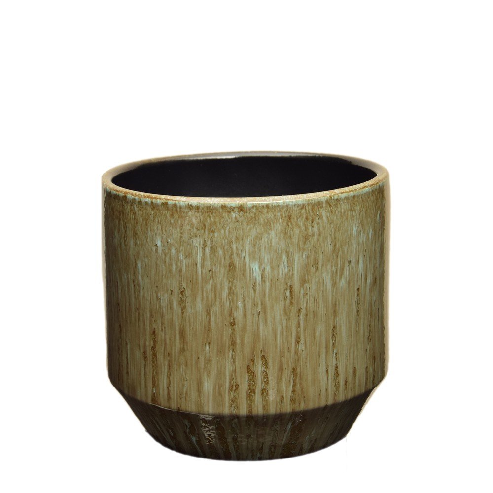 E-shop Keramický ručne vyrobený obal na kvetináč ø 20 cm Hazel – Ego Dekor