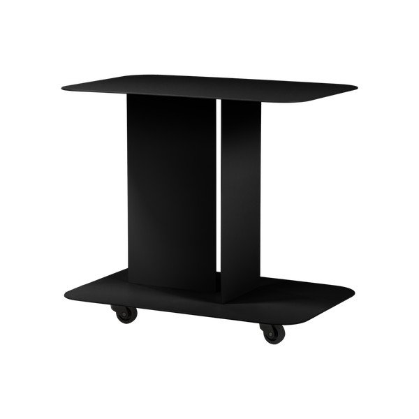 Kovový servírovací stolík na kolieskach 40x60 cm HO – noo.ma