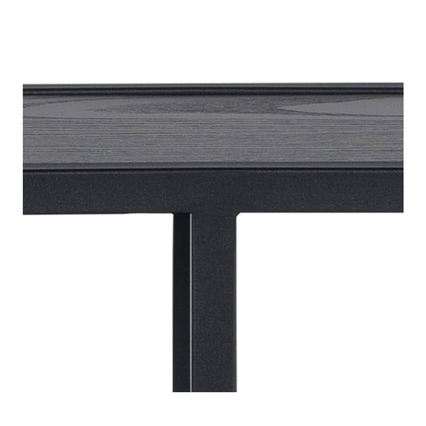 Čierna nástenná polica Actona Seaford-image-2