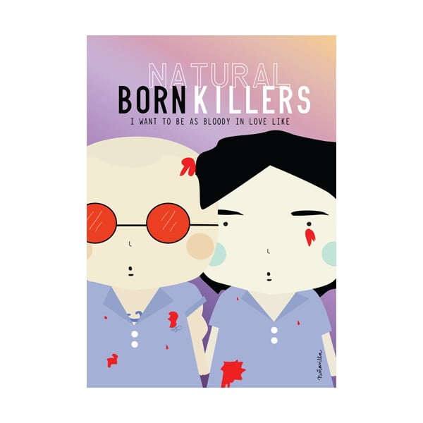 Plagát NiñaSilla Born Killers, 21 x 42 cm