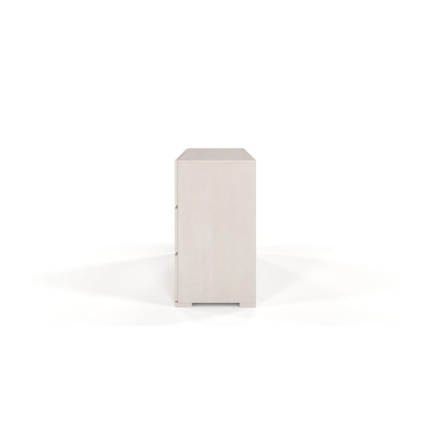 Biela komoda z borovicového dreva Skandica Sandemo, 120 x 81 cm-image-2